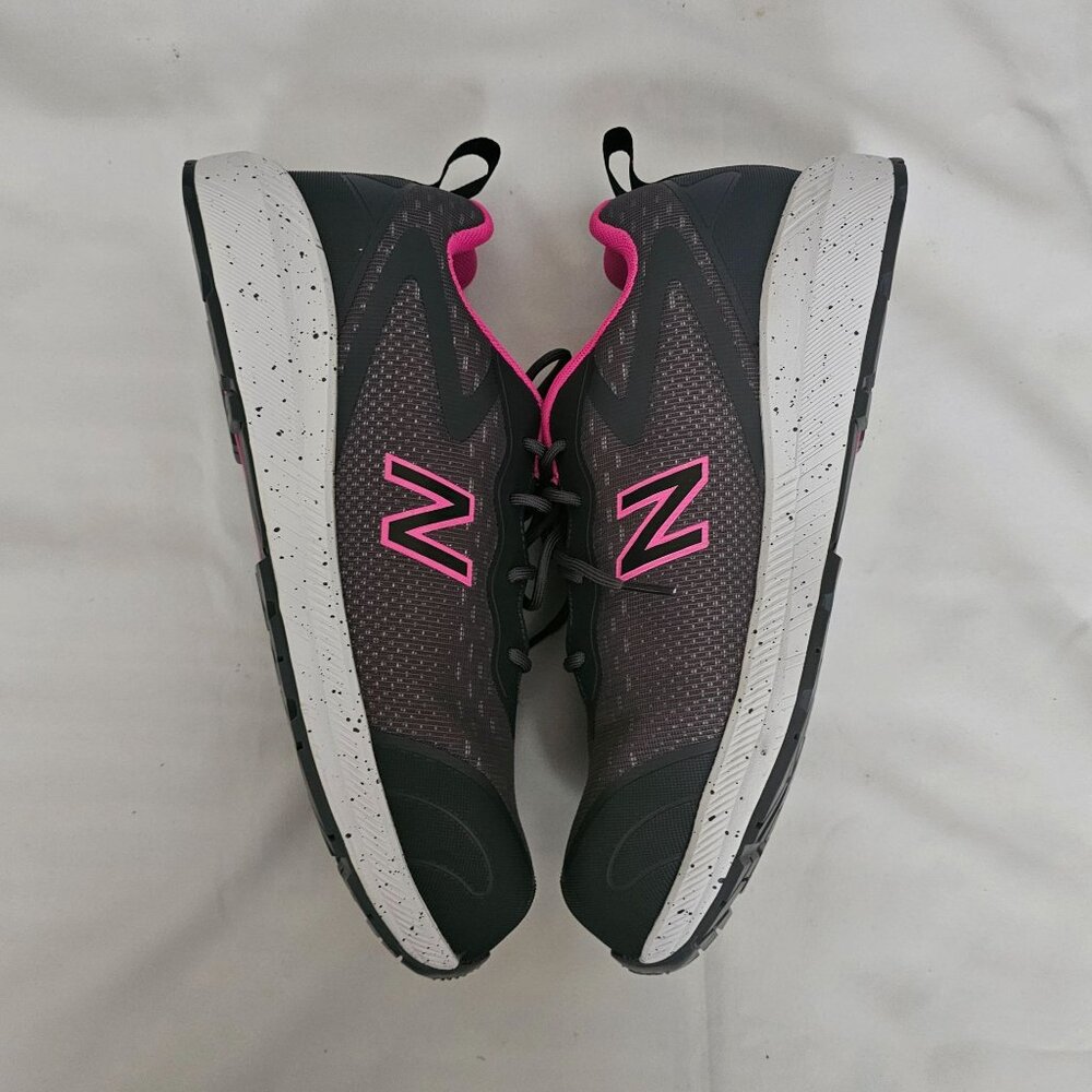 New Balance Women's Composite Toe Logic Wide Safety Shoes Gray/Pink Size US-12 - Picture 7 of 14